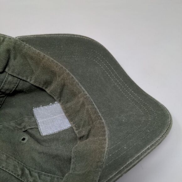 PINK Victoria's Secret Slideback Hat Green One Size Adjustable 6 Panel Cotton - Picture 7 of 9